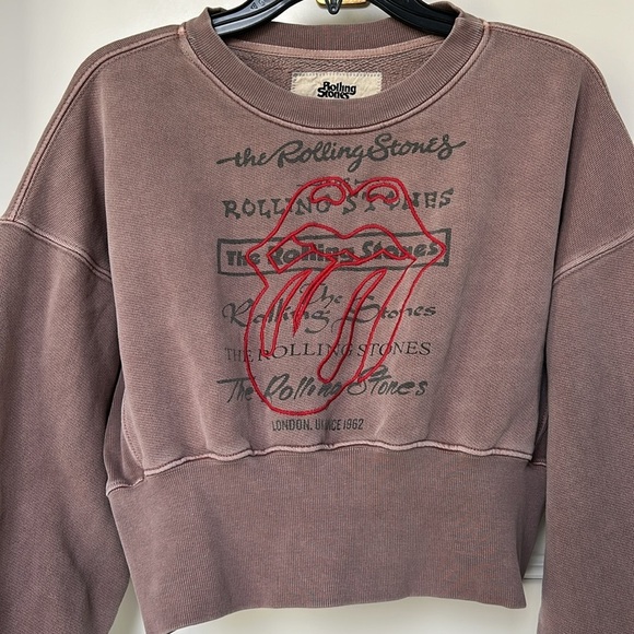 People of Leisure Rolling Stones London 1962 Sweatshirt Cropped Crew neck small - Picture 6 of 15